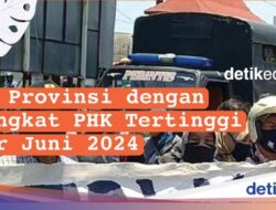 Infografis: 10 Provinsi Bersama Tingkat Pemutusan Hubungan Kerja Tertinggi per Juni 2024