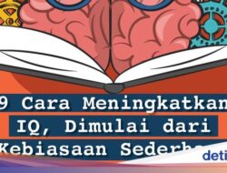 Infografis: 9 Cara Memperbaiki IQ Di Kebiasaan Sederhana