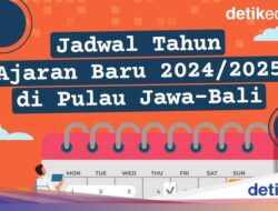 Infografis: Jadwal Tahun Ajaran Terbaru 2024/2025 Hingga Jawa-Bali