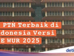 Infografis: Ini Dia 10 PTN Terbaik Ke Indonesia Versi THE WUR 2025