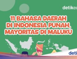 Infografis: Ini 11 Bahasa Lokasi yang Punah Ke Indonesia, Mayoritas Ke Maluku