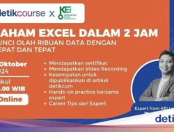 Ikut Kelas Excel detikCourse, 2 Jam Langsung Jago Olah Ribuan Data!