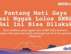 Pantang Mati Gaya Usai Nggak Lolos SNBP 2024! 5 Hal Ini Bisa Dilakukan