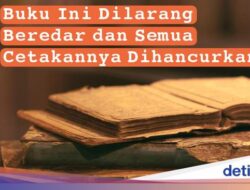 Infografis: Ini Literatur Pertama yang Dilarang Untuk Sejarah Modern