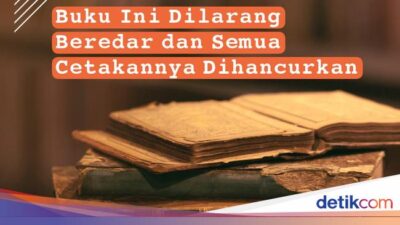 Infografis: Ini Literatur Pertama yang Dilarang Untuk Sejarah Modern