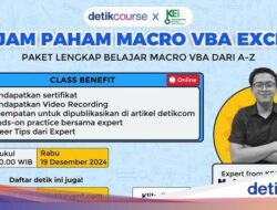 2 Jam Kuasai Macro VBA Excel, Ini 5 Peserta Terbaik Kelas detikcourse!