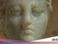 Potret Artefak Kepala Marmer Diduga Kuat Wajah Asli Cleopatra