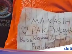 Kepala Negara Prabowo Dapat Surat Untuk Anak SD Pada Makan Bergizi Gratis, Begini Isinya