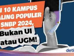 Infografis: 10 Kampus Paling Populer Ke SNBP 2024, Buat Referensi SNBP 2025!