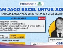 Stop Buang Waktumu! Kerja Lebih Cepat dan Efisien Bersama Kelas Excel detikcourse