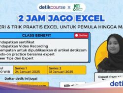 Rahasia Jago Excel Untuk 2 Jam Di detikCourse, Materi Praktis Sebagai Pemula