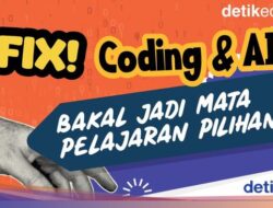 Infografis: Coding &amp; AI Bakal Bersama Sebab Itu Mata Pelajaran Pilihan Tahun Ajaran 2025/2026