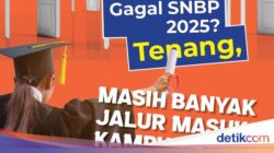 Infografis: Jangan Terpuruk Bila Gagal SNBP 2025, Ini Jalur Masuk Kampus Lainnya