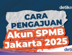 Infografis: Catat! Ini Cara Pengajuan Akun SPMB Jakarta 2025 Jenjang SD – SMA