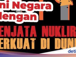 7 Negeri Bersama Senjata Nuklir Terkuat Ke Dunia