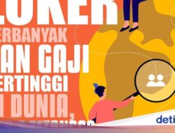 10 Bangsa Bersama Loker Terbanyak dan Gaji Tertinggi Di Dunia