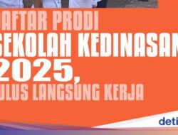 Infografis: Daftar Prodi Sekolah Kedinasan 2025, Lulus Langsung Kerja
