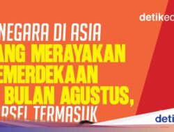 Infografis: 7 Bangsa Hingga Asia yang Merayakan Kemerdekaan Hingga Bulan Agustus