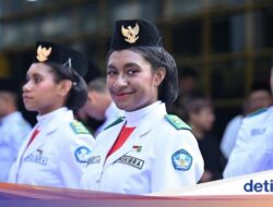 Inspiratif, Penerima Beasiswa ADEM Di Sebab Itu Paskibra Upacara HUT Ke-80 RI