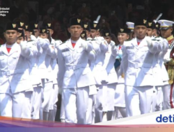 Formasi Lengkap dan Asal Sekolah Di Paskibraka Upacara HUT Ke-80 RI Ke Istana