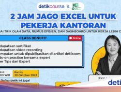 Waktunya Kerja Lebih Produktif! Kuasai Excel Untuk 2 Jam Bareng detikcourse