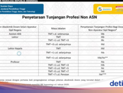 Ini Komponen Penghasilan Dosen Di Permendikti Terbaru, Di Gaji-Tunjangan