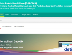 Kemendikdasmen Rilis Alat Lunak Dapodik Versi 2026.b, Segara Unduh dan Install!