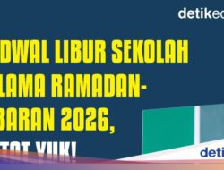 Libur Anak Sekolah Pada Ramadan-Lebaran 2026, Capai 24 Hari!