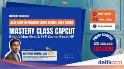Upgrade Skill Ngonten Viral Cuma Pakai HP Di CapCut Mastery Class