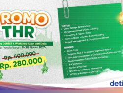Manfaatkan Promo Spesial THR Sebagai Upgrade Skill Olah Data Ke Workshop Online Ini!