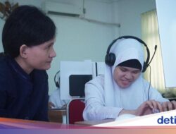 Potret Siswa SLB Antusias Mengikuti TKA