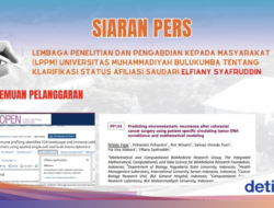 Peristiwa Pidana Hukum Dugaan Kajian Palsu, UMB Somasi Elfiany Syafruddin