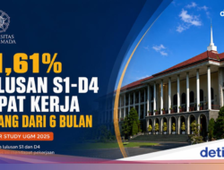 Edugrafis: 91,61% Lulusan UGM Dapat Kerja Kurang Di 6 Bulan