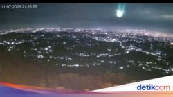 Viral Meteor Besar Melintas Di Langit Jawa-Bali, Ini Penjelasan Pakar BRIN