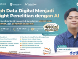 Workshop Analisis Sentimen AI, Solusi Olah Data Skripsi Tanpa Ribet Coding