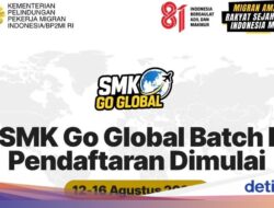 Pendaftaran SMK Go Dunia Ditutup 16 Agustus, Kesempatan Terakhir Kerja Hingga Luar Negeri