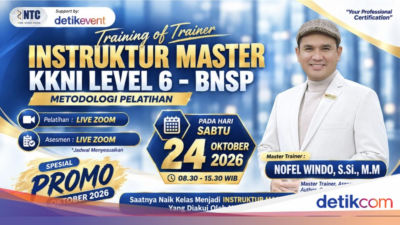 Sudah Sering Mengajar? Saatnya Naik Level Karena Itu Instruktur Master Bersertifikat BNSP