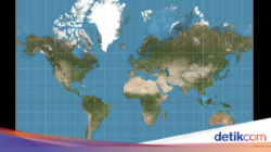 Peta Mercator vs Equal Earth, Mana Lebih Cocok Untuk Pelajar? Ini Kata Pakar UGM